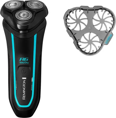 Remington R6 Style Series Aqua Rotary Shaver - Электрическая бритва для путешествий, 1 шт