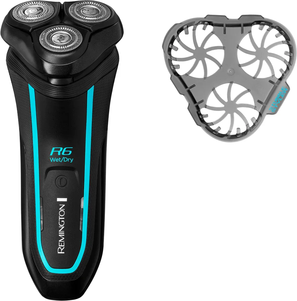 Remington R6 Style Series Aqua Rotary Shaver - Электрическая бритва для путешествий, 1 шт