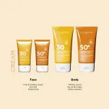 Clarins Sun Body Cream SPF50+ - Солнцезащитный крем SPF 50+, 150 мл — фото 5