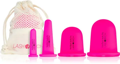Lash Brow Silicone Cup - набор для массажа, 4 шт