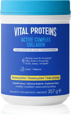 Коллаген в порошке Vital Proteins Active Complex Collagen, со вкусом лимона, биологически активная добавка, 357 г вкус Lemon