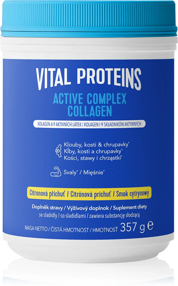Коллаген в порошке Vital Proteins Active Complex Collagen, со вкусом лимона, биологически активная добавка, 357 г вкус Lemon