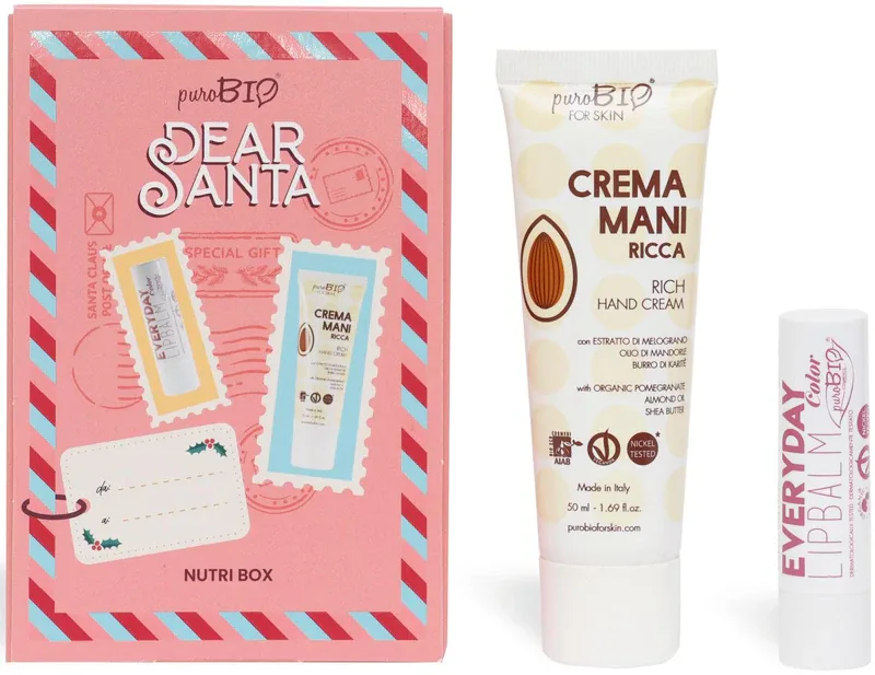 puroBIO Cosmetics Dear Santa Nutri Box - Подарочный набор для лица, 2 шт