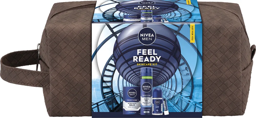 NIVEA MEN Feel Ready - Подарочный набор для тела и лица