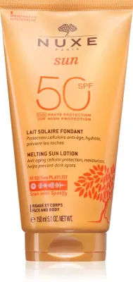 Nuxe Sun Melting Lotion High Protection - Защитное молочко для загара SPF 50, 150 мл