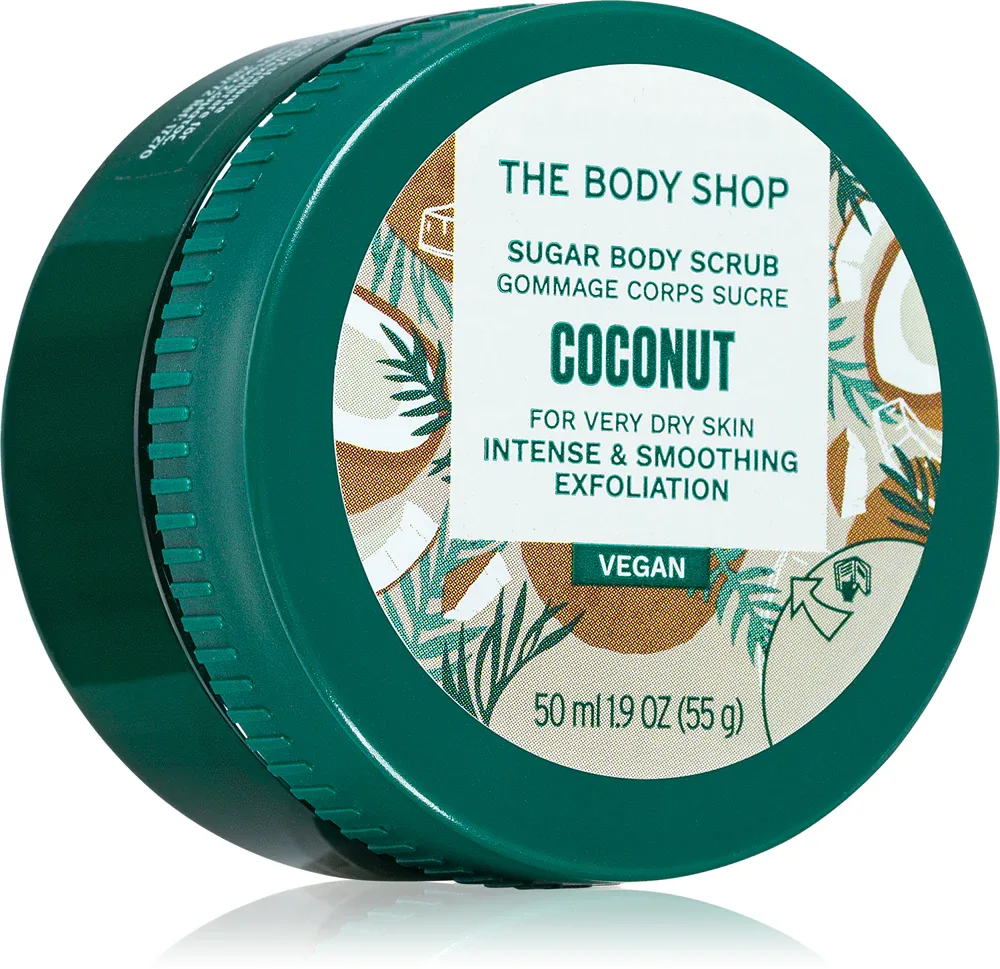 The Body Shop Coconut Body Scrub Vegan - Пилинг для тела с кокосом, 50 мл