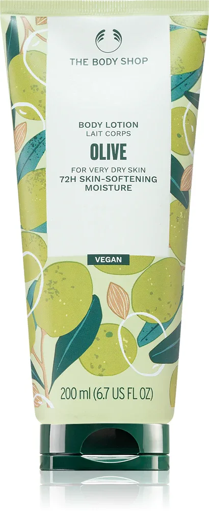 The Body Shop Olive Body Lotion - Смягчающее молочко для тела для сухой кожи, 200 мл