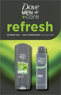 Dove Men+Care Refresh - Подарочный набор для мужчин