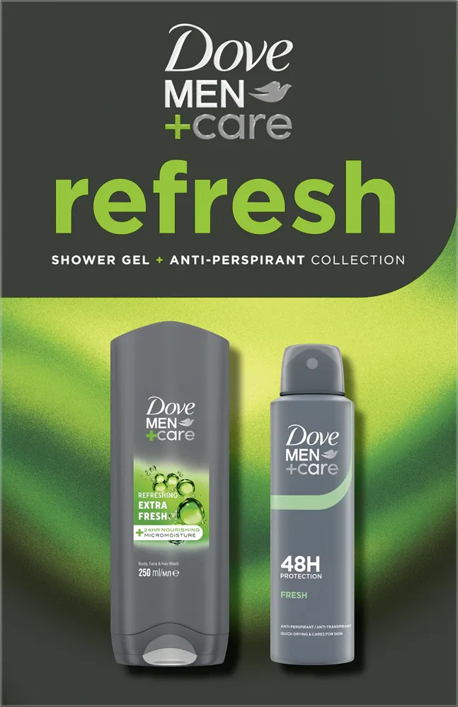 Dove Men+Care Refresh - Подарочный набор для мужчин
