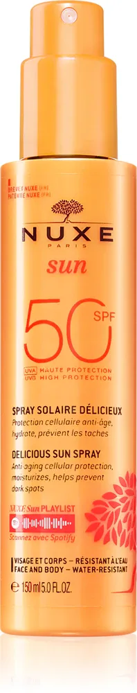 Nuxe Sun Melting Spray High Protection - Солнцезащитный спрей с высокой защитой от УФ-лучей, 150 мл