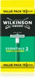 Одноразовые станки Wilkinson Sword Extra 2 Sensitive с двумя лезвиями, для чувствительной кожи, 15 шт — фото 1