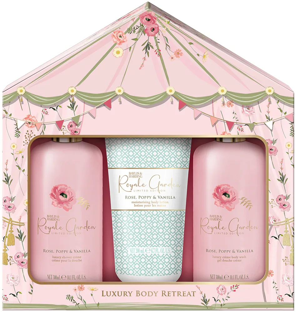 Baylis & Harding Royale Garden Rose, Poppy & Vanilla - Набор для душа