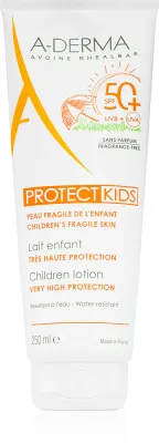 A-Derma Protect Kids Children Lotion - Защитный крем для детей с SPF 50+, 250 мл