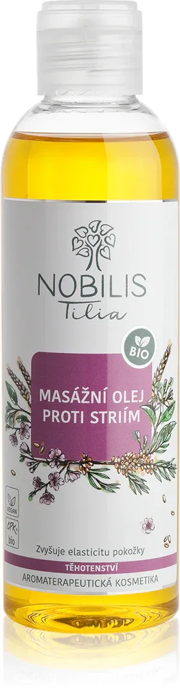 Nobilis Tilia Body & Face - Масло для массажа против растяжек, 200 мл