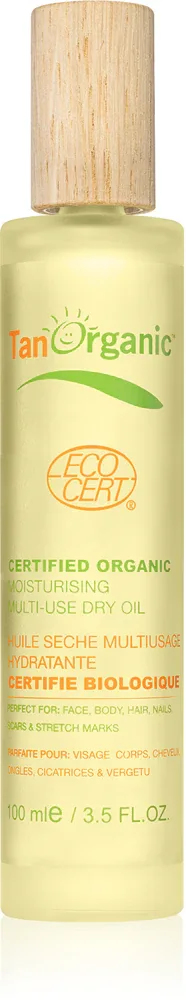 TanOrganic Multi Use Dry Oil - Многофункциональное сухое масло для тела, 100 мл