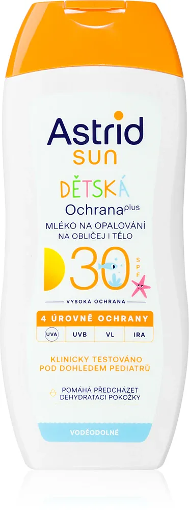 Молочко солнцезащитное Astrid Sun для тела и лица, водостойкое, 200 мл na twarz i ciało