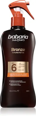 Масло солнцезащитное Babaria Sun Protective для тела, низкая степень защиты, для всех типов кожи, 300 мл