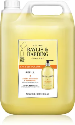 Baylis & Harding Sweet Mandarin & Grapefruit - Мыло жидкое Baylis Harding Sweet Mandarin Grapefruit для рук, сменный блок, 5000 мл