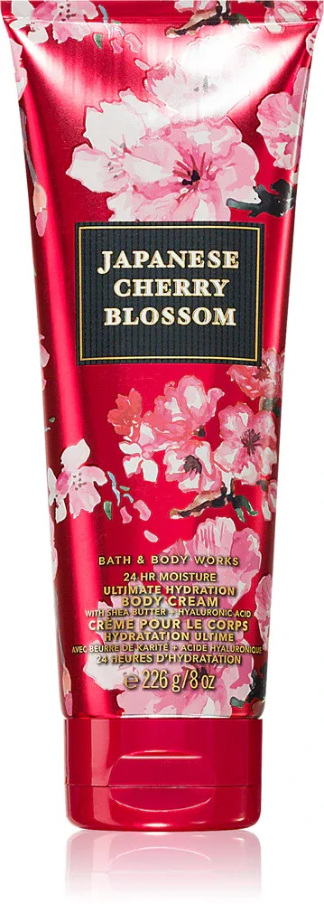 Bath & Body Works Japanese Cherry Blossom - Крем для тела Bath Body Works Japanese Cherry Blossom питательный, для всех типов кожи, 226 г, 226 г