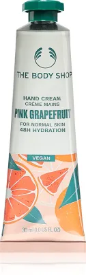 Крем для рук The Body Shop Pink Grapefruit Hand Cream увлажняющий, с ароматом грейпфрута, 30 мл