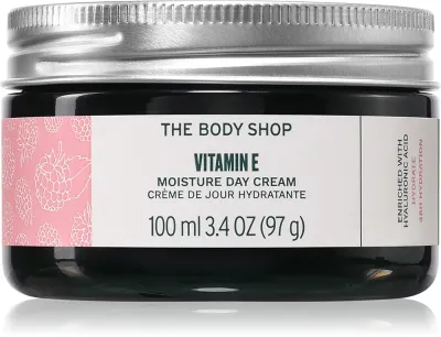 The Body Shop Vitamin E Day Cream - Увлажняющий дневной крем с витамином Е, 100 мл