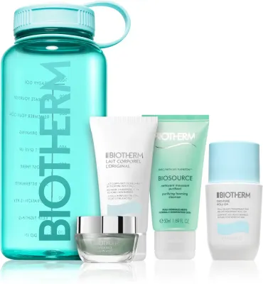 Набор косметики Biotherm Lait Corporel L'Original, молочко для тела, пенка, увлажняющий гель для лица и дезодорант