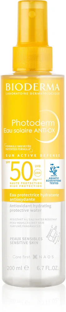 Bioderma Photoderm Eau solaire ANTI-OX - Солнцезащитный спрей SPF 50, 200 мл