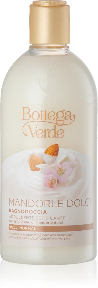 Bottega Verde Mandorle Del Mediterraneo - Гель для ванны и душа с маслом миндаля, 400 мл