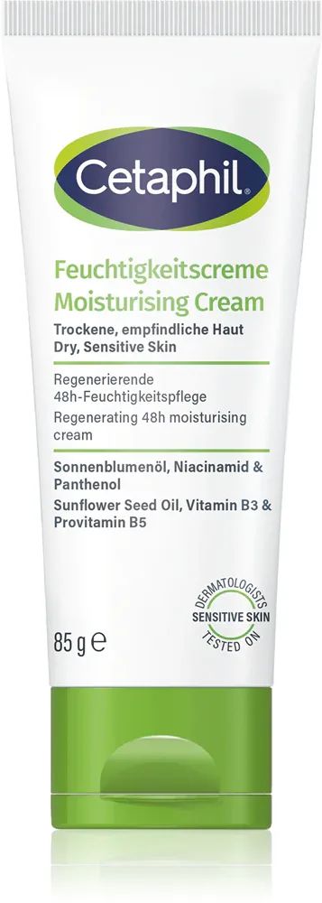 Крем для лица и тела Cetaphil Moisturizing Cream увлажняющий, для очень сухой и чувствительной кожи, 85 г