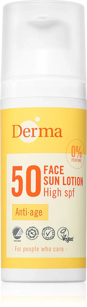 Derma Sun Lotion - Крем для лица SPF 50, 50 мл