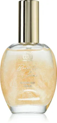 Dripping Gold Born To Shine - Блестящее масло для тела, 55 мл, оттенок Golden