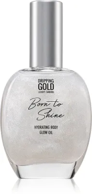 Dripping Gold Born To Shine - Блестящее масло для тела, 55 мл, оттенок Silver