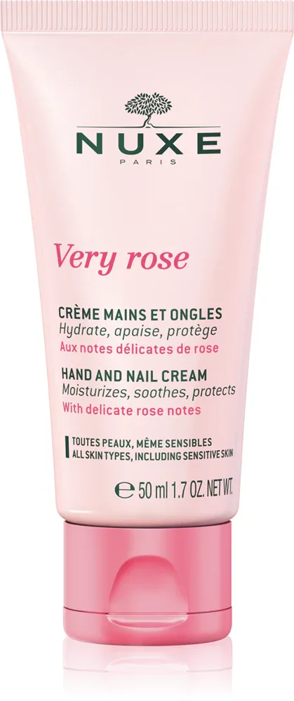 Крем для рук и ногтей Nuxe Very Rose Hand And Nail Cream увлажняющий, 50 мл