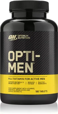 Витамины для мужчин Optimum Nutrition Opti-Men, 21 витамин и минерал, 180 таблеток