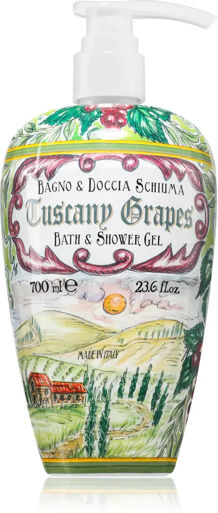Rudy - Le Maioliche Tuscany Grapes - гель для ванны и душа, 700 мл