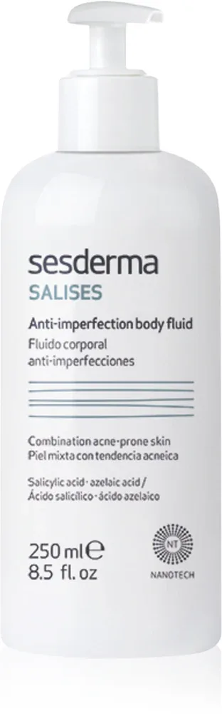 Sesderma Salises Anti-Imperfection Body Fluid - Молочко для тела против прыщей, 250 мл