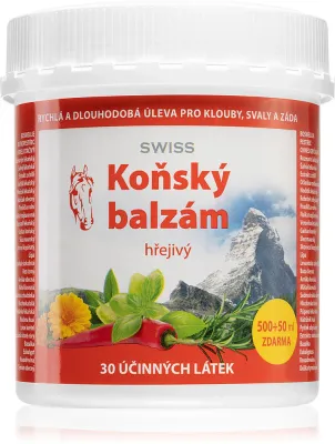 Бальзам для тела Swiss Horse Balm Warm разогревающий, на растительных экстрактах, 550 мл