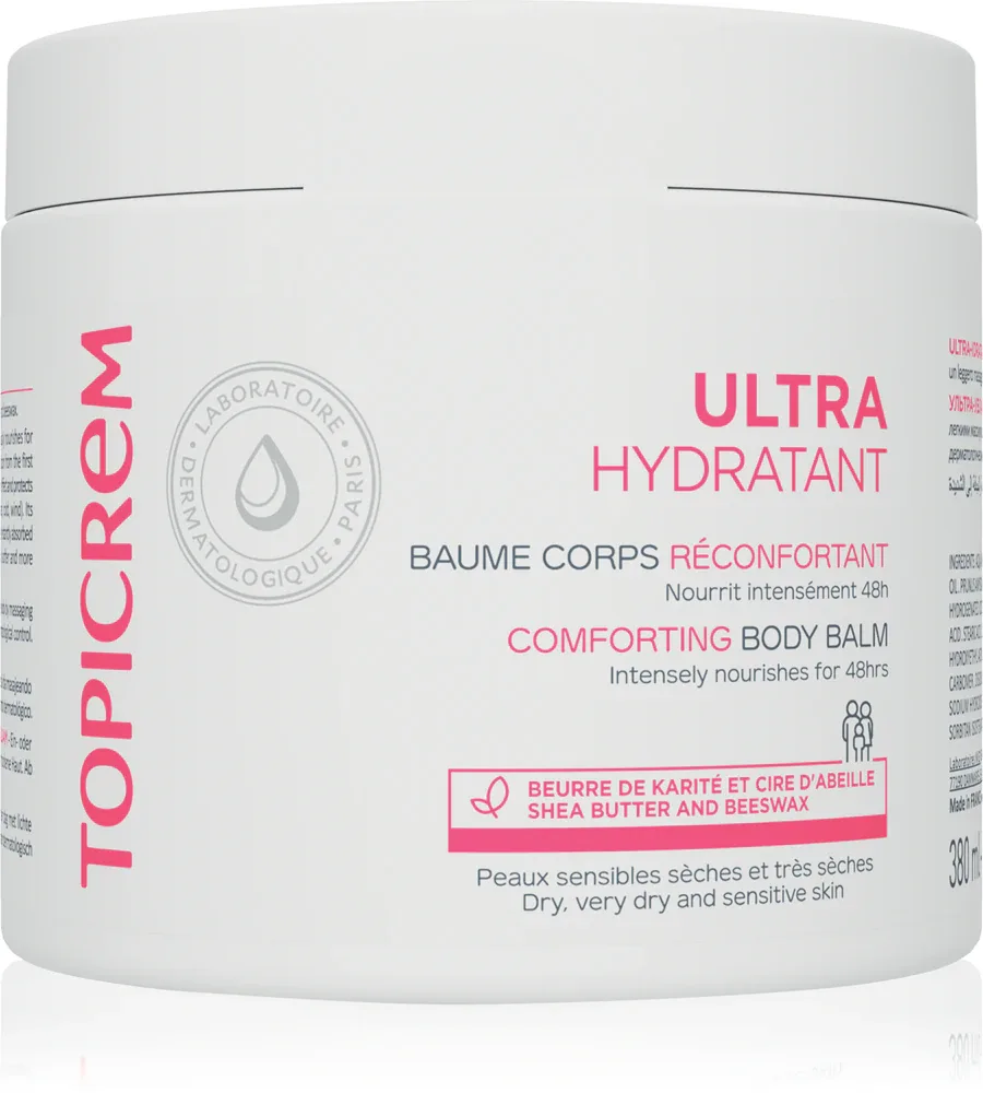 Topicrem UH BODY Comforting Body Balm - Увлажняющий лосьон для тела, 380 мл