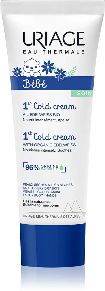 Uriage Bebe 1st Cold Cream - Питательный крем для тела и лица, 75 мл