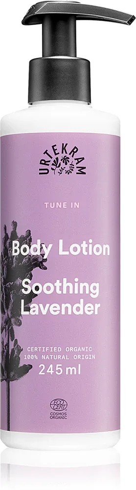 Молочко для тела Urtekram Soothing Lavender с лавандой и маслом ши, 245 мл