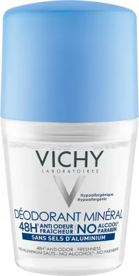 Vichy Deodorant - Дезодорант минеральный в шарике 48 часов, 50 мл