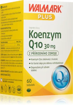 Коэнзим Q10 в капсулах Walmark Koenzym Q10 30 mg на масляной основе, высокой усвояемости, 60 капс
