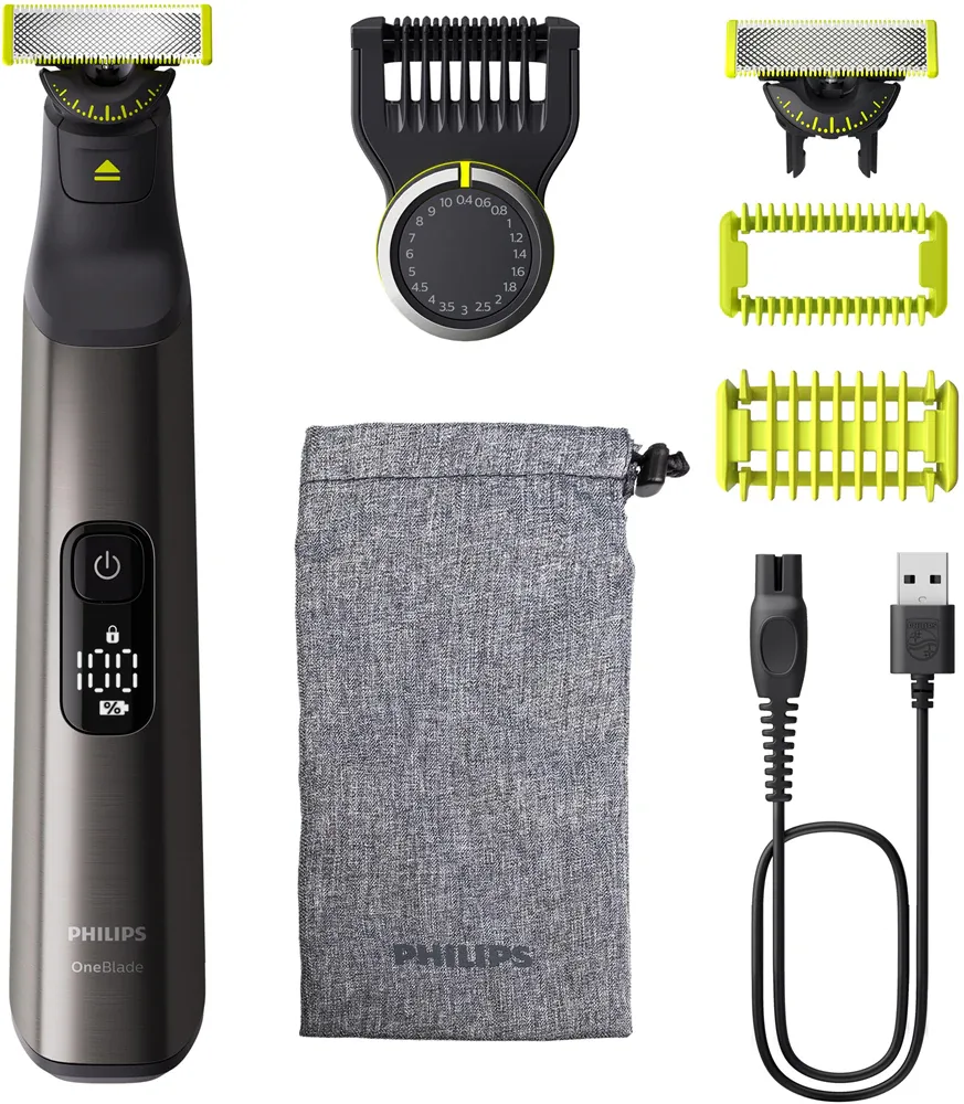 Philips OneBlade Pro 360 QP6552/30 - триммер для лица и тела, 1 шт