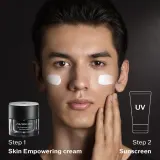 Shiseido Men Skin Empowering Advanced Cream - Укрепляющий крем против морщин, 50 мл — фото 3