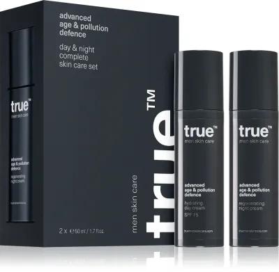 true men skin care Day & night complete skin care set - Набор ухода за кожей для мужчин на день и ночь