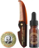 Captain Fawcett Ricki Hall´s Booze & Baccy Grooming Kit - Подарочный набор для мужчин для ухода за кожей лица, 1 шт — фото 2
