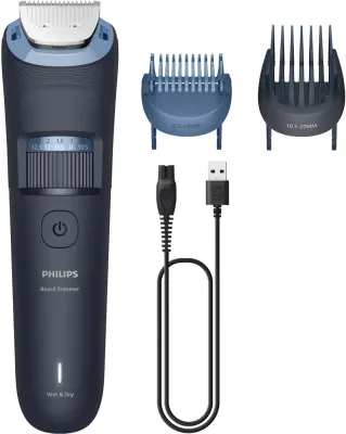 Триммер для бороды Philips Series 3000 BT3665/15 аккумуляторный, с зарядкой USB, 1 шт
