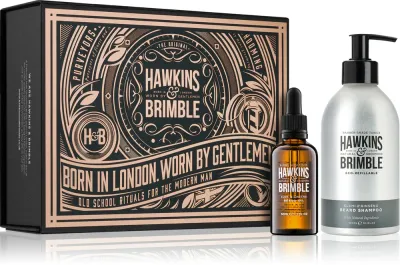 Hawkins & Brimble Beard Care Gift Set - Подарочный набор для ухода за кожей лица