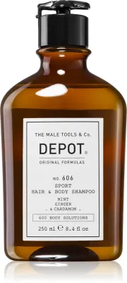 DEPOT 600 BODY SOLUTIONS NO. 606 SPORT HAIR & BODY - шампунь для волос и тела, 250 мл