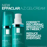 La Roche-Posay Effaclar A.Z. Gel Cream - Крем-гель против несовершенств кожи с акне, 40 мл — фото 2